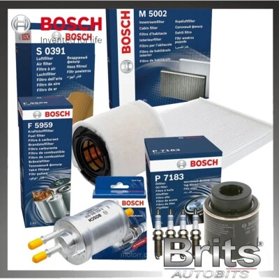 SERVICE KIT for Seat Ibiza 1.2 TSI 105 6J – Bosch Full Filter Set & Spark Plugs - Image 1 of 4