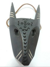 MASCHERA SARDA LEGNO MAMUTHONES DECORAZIONE CASA SOUVENIR