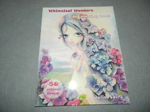 WHIMSICAL WONDERS Adult Coloring Book by Julia Spiri  4619 NEW Fantasy - Imagen 1 de 6