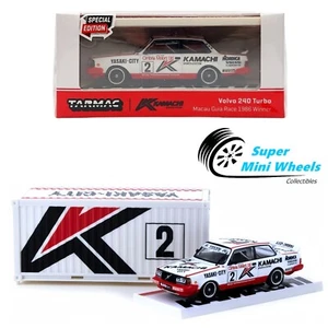 Tarmac Works 1:64 Volvo 240 Turbo Macau Guia Race 1986 #2 Winner - Picture 1 of 2