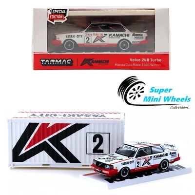 Tarmac Works 1:64 Volvo 240 Turbo Macau Guia Race 1986 #2 Winner - Image 1 of 2