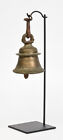 19Th Century Antique Burmese Bronze Bell With Stand