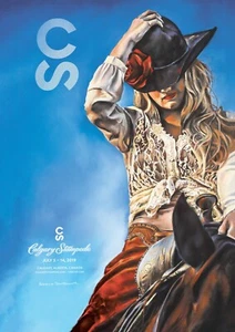 Cartel impreso de estampida de Calgary, Alberta, Canadá 2019 - Imagen 1 de 1