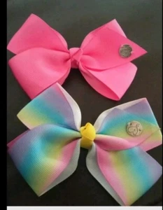 2x Haarschleife Haarschmuck Jojo Siwa Original Neu - Bild 1 von 2