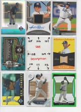 Tampa Bay Rays LOADED U-PICK Serial #d JERS AUTO Rookie GLASNOW McKAY LOWE Devil