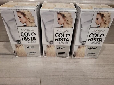  3x L'Oreal Paris Colorista All Over Blanach & Play No Amoníaco Cajas Estante Desgaste Foto 1 de 4