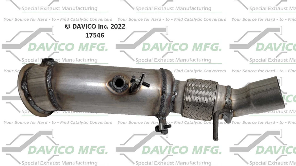 Conversor catalítico - ajuste exato Davico 17546 - Imagem 1 de 3