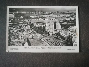CPA CASABLANCA - La Place de France et le Port - Imagen 1 de 2
