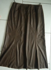 Cavita Collections Damenrock Gr. 44 Braun gefüttert, Lederimmitat NEU - Bild 1 von 4