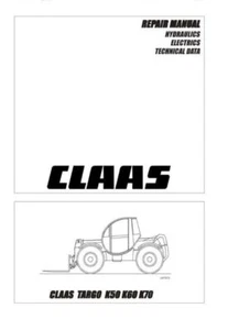 Claas Targo C and K Workshop Manual Delivered Today - Picture 1 of 7
