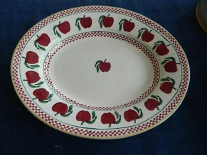 Nicholas Mosse Pottery Apple (1) 13 1/4" Long by 11" Wide Platter SIGNED!! Tote2 - Picture 1 of 7