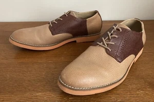 BUKS By Walk-Over Declan B00599 Sella Derby Uomo Pelle Scamosciata Marrone Marrone Marrone Tan 10 - Foto 1 di 7