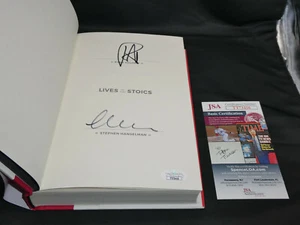 Ryan Holiday & Stephen Hanselman Signed HB Book Lives Of The Stoics JSA #TT73416 - Picture 1 of 10