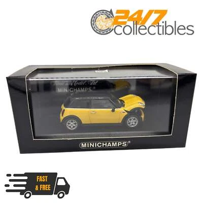 Minichamps 1/43 Scale 2002 Mini Cooper S R53 Liquid Yellow - Image 1 of 2