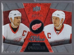 2015-16 Upper Deck Full Force Dual Force #DF5 Steve Yzerman/Nicklas Lidstrom - Imagen 1 de 2