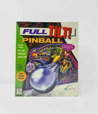 New Sealed Full Tilt Pinball PC CD-ROM Windows 3.1/95/Macintosh Big Box Edition - Image 1 of 4