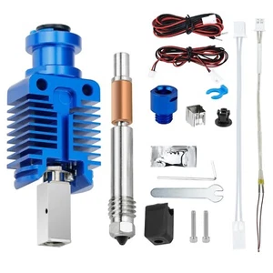 Ender 3 Pro TZ-E3-3.0 Extrusion Head,Ender 3 v2 xirbbo Blue All Metal Hotend,... - Photo 1/9