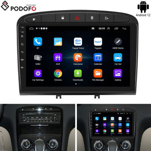 9" Android 12 Radio samochodowe GPS Nawigacja WIFI Bluetooth RDS USB do Peugeot 308 408 RCZ