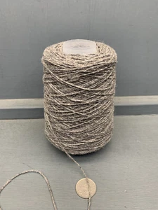 500G 4/8.4NM RUSTIC SHETLAND LAMBSWOOL YARN GREY MIXTURE TURTLE DOVE - Picture 1 of 4