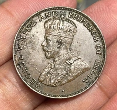 1924 Hong Kong One Cent Coin Great Condition - Image 1 of 4