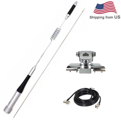 Conjunto de antena Diamond Antenna SG-M507 banda dupla para rádio de carro BJ-318 BJ-218 KT8900 - Imagem 1 de 4