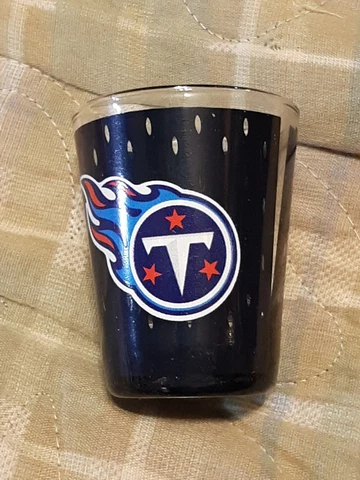 TENNESSEE TITANS NFL Football mesh jersey look Dark Blue 2oz Shotglass Cover