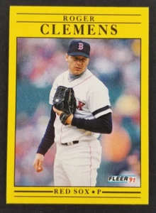 Roger Clemens 1991 Fleer Baseballkarte #90 (NM) - Bild 1 von 2