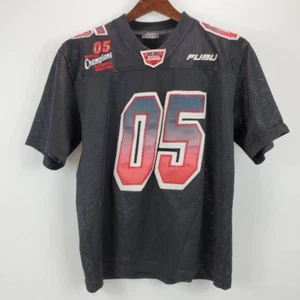 Fubu Official Champion 05 Unisex Kinder Trikot Oberteil schwarz V-Ausschnitt Mesh S 8-10 - Bild 1 von 9