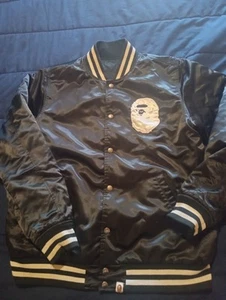 Reversible BAPE STA Varsity Jacket a bathing ape STAR Size XL Vintage - Picture 1 of 10
