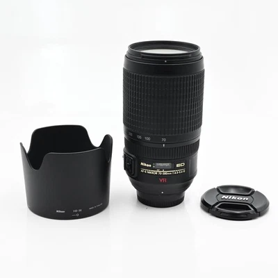 Lente Nikon Nikkor AF-S 70-300 mm f4,5-5,6 G ED VR IF AFS #887 Foto 1 de 4