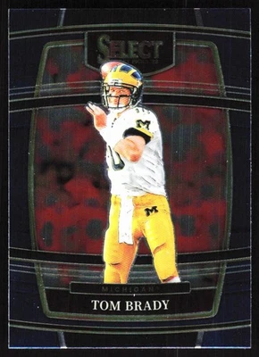 2022 PANINI SELECT DRAFT PICKS TOM BRADY MICHIGAN WOLVERINES #32 - Image 1 of 2