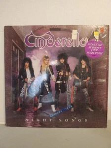 Cinderella - Night Songs Vinyl LP 1986 IN SHRINK HYPE STICKER VG+/EX - Picture 1 of 4