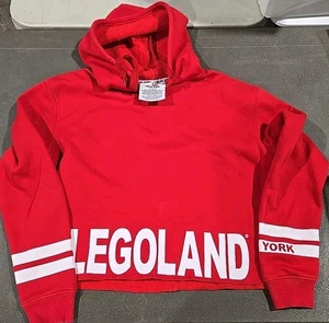Lego Land New York Mid Drift rotes Damen Sweatshirt Größe XL - Bild 1 von 4