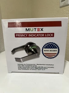 Mutex Security Sichtschutz Blinkerschloss Gewerbe/Wohnen ADA konform NEU - Bild 1 von 3