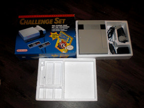 NES Nintendo Entertainment System Console Challenge Set CIB Box System w Foam