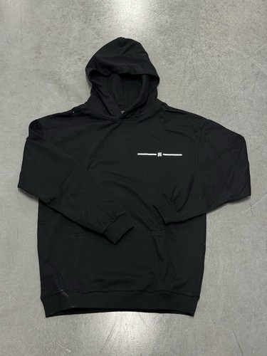 Amiri Felpa con Cappuccio Logo Classico Uomo Taglia XL Nero Pullover Felpa con Cappuccio