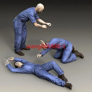 1/35 Resin MECHANICS Workers Repair man 3 Figures unpainted unassembled GK750 - Picture 1 of 2