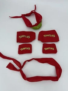 De colección 1988 TMNT Tortugas Ninja Juego de Batalla Máscara/Disfraz de Rafael - Imagen 1 de 8