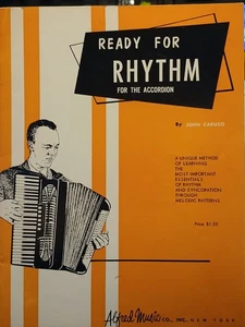 LISTO PARA EL RITMO para el acordeón John Caruso 1953 Alfred Music - libro de música - Imagen 1 de 8