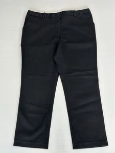 Ladies Size 14 COUNTRY ROAD Black Short Length Pants With Pockets VGC - Foto 1 di 5