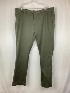 Neu mit Etikett $ 100 Banana Republic 44 x 34 Fulton schmale Passform schnelle Bewegungen Chino grün - Bild 1 von 13