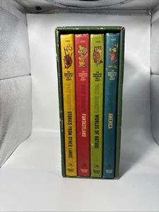 1965 The Wonderful Worlds of Walt Disney 4 Book Boxed Set Golden Press Vintage - Picture 1 of 21