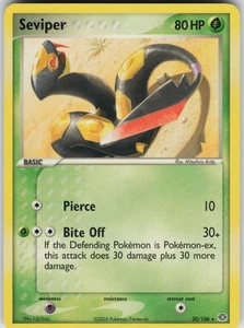 Pokemon TCG Seviper 20/106 Emerald Rare card Normal NM - Picture 1 of 2