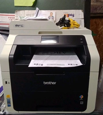 Brother MFC-9340cdw Color Laser Printer. Rebuilt! New Toner/Drums/Fuser/Rollers! - Image 1 of 4