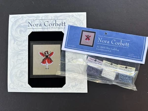 Miss Ladybug Chart Pattern & Embellishment Pack Nora Corbett #NC260 - Picture 1 of 4