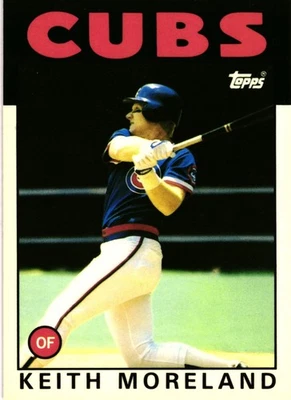 1986 Topps Tiffany - Keith Moreland #266 - Image 1 of 2