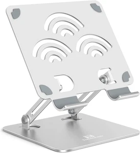 Tablet Stand, Adjustable Tablet Holder for Desk, Premium Aluminum Portable Holde - Afbeelding 1 van 12