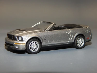 2008 Ford Mustang Shelby GT500 Silver Convertible Silver Diorama Replica 1/64 - Image 1 of 4