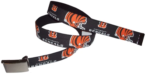 Cincinnati Bengals BELT Buckle Pro Football Fan Game Gear NFL Shop Team Apparel Cover