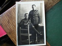 photographic PC of WW1  soldiers prior to being sent to the front?  Brothers ?  
